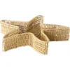 Kaplan Early Learning Company Starfish Washable Wicker Basket In Brown