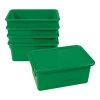 Kaplan Early Learning Company Storage Bins With Lids In Green