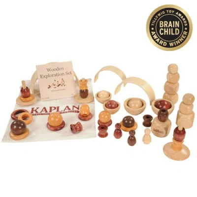 Kaplan Early Learning Company Kids'  Toddler And Preschooler Wooden Exploration Set In Multi
