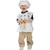 Kaplan Early Learning Company Toddler Chef Vest & Hat In White