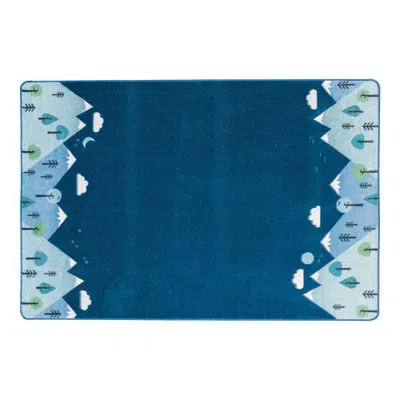 Kaplan Early Learning Company Tranquil Mountains Carpet In Multi