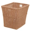 Kaplan Early Learning Company Washable Wicker Basket In Brown