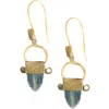 Kapoeta By Ambica Tuareg Kyanite Earring In Gold