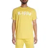 Kappa Authentic Estessi Tee Shirt In Yellow/white In Yellow