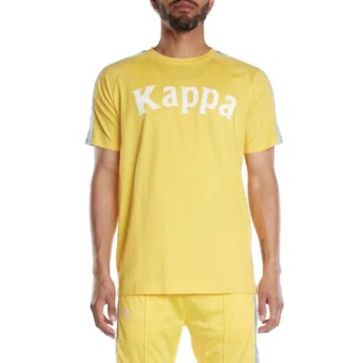 Kappa 222 Banda Balima Tee Shirt In Yellow
