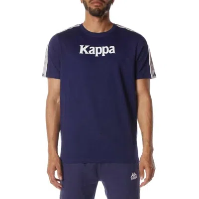 Kappa 222 Banda Deto 2 T Shirt In Navy In Blue
