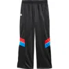 Kappa 222 Banda Oreste Tricot Track Pants In Black