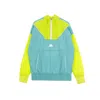 Kappa Authentic 90 Balzac Men's Pull-on Windbreaker Light Green/green Lime In Green