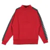 Kappa Authentic Alef Men's Crewneck Sweatshirt In Red