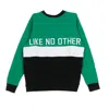 Kappa Authentic Bethek Green/black/white Men's Crew Neck Sweatshirt In Green