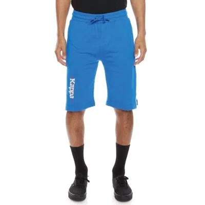 Kappa Authentic Eloss Shorts In Blue Royal/white