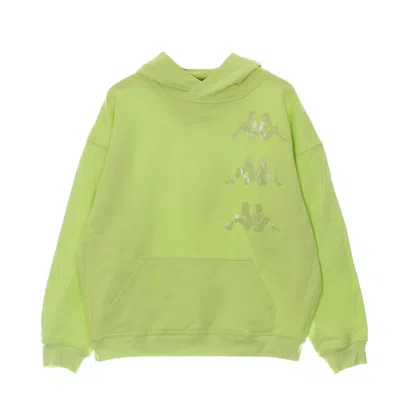 Kappa Authentic Floris Men's Hoodie In Green Lime