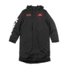Kappa Authentic La Brely Men's Long Jacket Black/white/red In Black/white/red