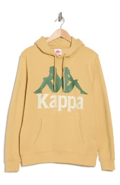 Kappa Authentic Malmo 2 Pullover Hoodie In Beige Camel