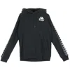 Kappa Authentic Porta Men's Hoodie In Black/white