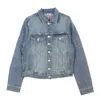 Kappa Banda Boetino Men's Jeans Jacket In Blue Lt Cobalt/beige Lt