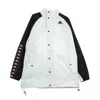 Kappa Clack Band Men's Windbreaker In White/black/red