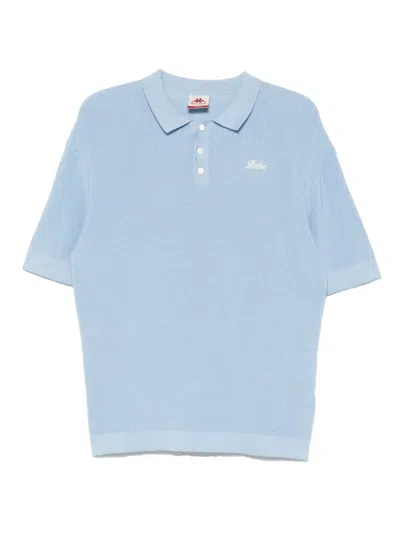 Kappa Cotton Polo Shirt In Blue