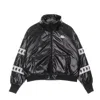 Kappa Dalina Stripe Women's Down Jacket In Black/white