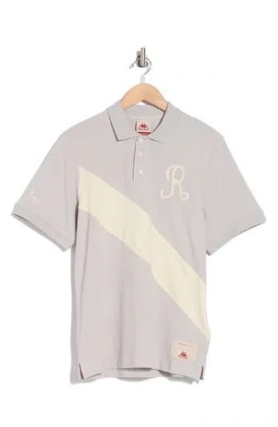 Kappa Giovani Notte Piqué Polo In Grey