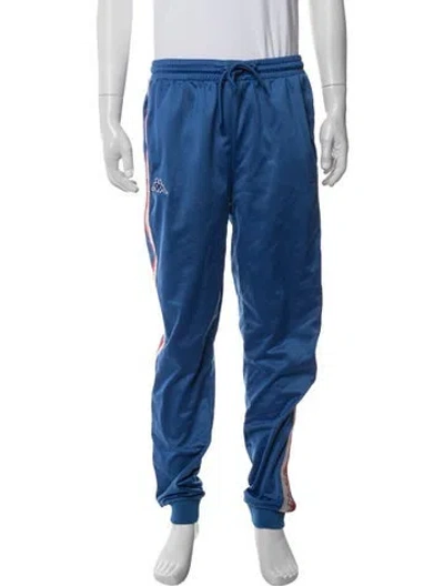 Pre-owned Kappa Graphic Print Joggers In Blue