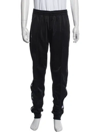Pre-owned Kappa Graphic Print Lounge Bottoms W/ Tags In Black