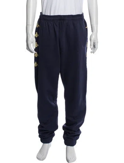 Pre-owned Kappa Graphic Print Lounge Bottoms W/ Tags In Blue