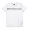Kappa-kontroll Kontroll Tee Men's T-shirt Band Chest Gray Silver/white