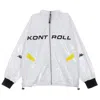 Kappa-kontroll Light Windbreaker Men's Windbreaker White/yellow/black In White/yellow/black