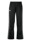 Kappa Logo-tape Track Pants In Black