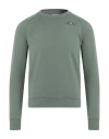 Kappa Man Sweatshirt Green Size 3xl Cotton, Polyester In Green