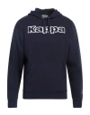Kappa Man Sweatshirt Navy Size L Cotton, Polyester