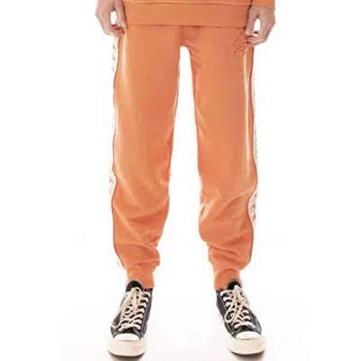 Kappa Men's 222 Banda Bantu Sweatpant In Orange/egg In Pink
