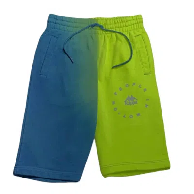 Kappa Men's Authentic Berrie Short In Blue/greengrey In Multi