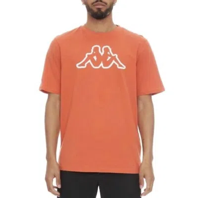 Kappa Men's Logo Fleece Cromok T-shirt In Orange