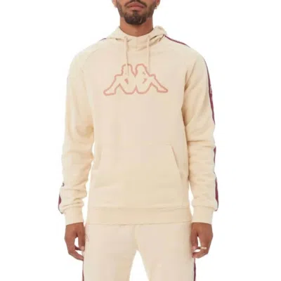 Kappa Men's Logo Tape Apet 2 Hoodie In Multi In Beige