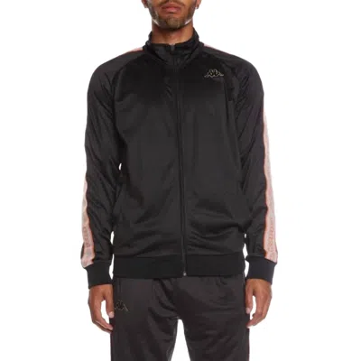 Kappa Men's Logo Tape Artem 2 Track Jacket In Multi In Black