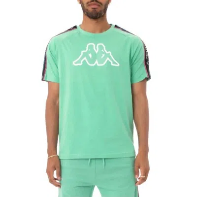 Kappa Men's Logo Tape Avirec 2 T Shirt In Multi In Green