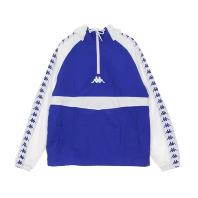 Kappa Men's Slip-on Jacket With Britein Blue Royal/white Stripe