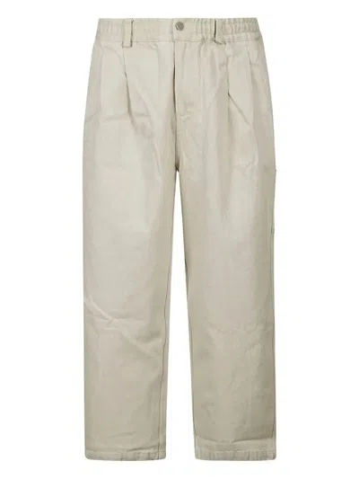 Kappa Pleated-front Trousers In Neutral
