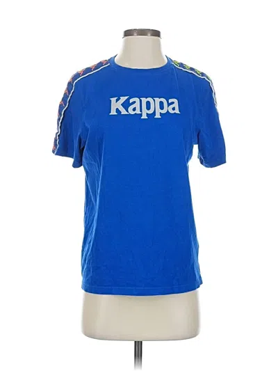 Pre-owned Kappa Short Sleeve T-shirt In Blue