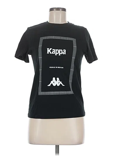 Pre-owned Kappa Short Sleeve T-shirt In Black