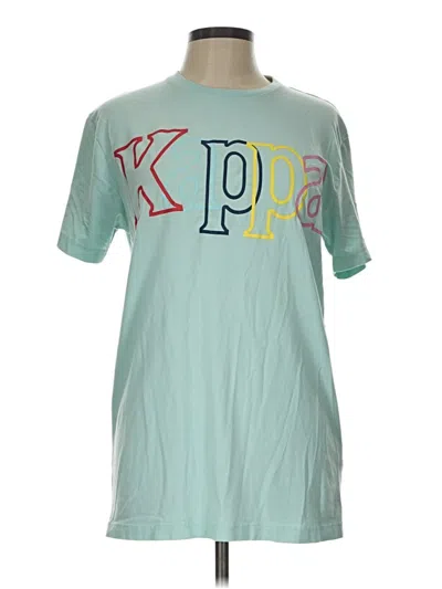 Pre-owned Kappa Short Sleeve T-shirt In Teal