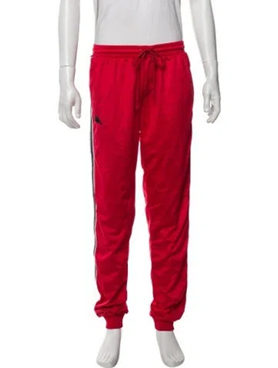 Pre-owned Kappa Striped Lounge Bottoms In Red