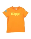 Kappa Babies'  Toddler Boy T-shirt Mandarin Size 5 Cotton, Elastane In Orange