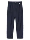 Kappa Wool-blend Pants In Blue