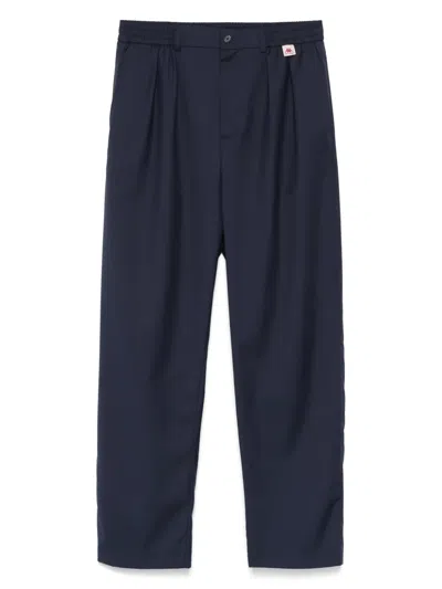 Kappa Wool-blend Pants In Blue