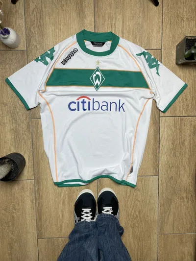 Pre-owned Kappa X Soccer Jersey Kappa 2008-09 Werder Bremen Home Shirt In White