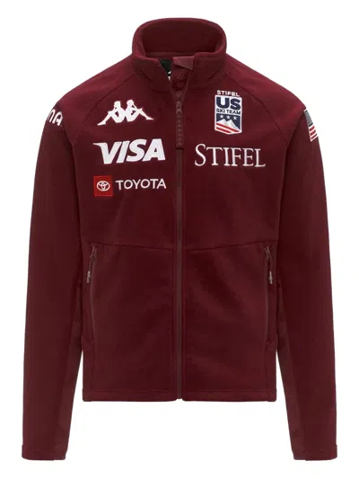 Kappa Zip Jacket In Red