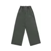 KAPPY ONE TUCK WIDE FATIGUE PANTS IN KHAKI